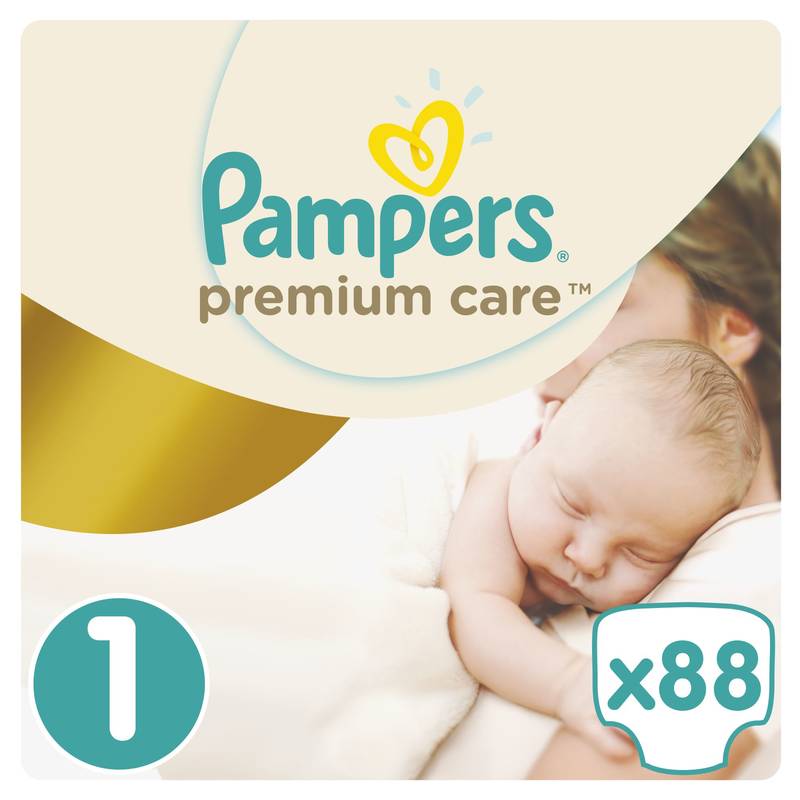 pampers premium care 1 x88 szt