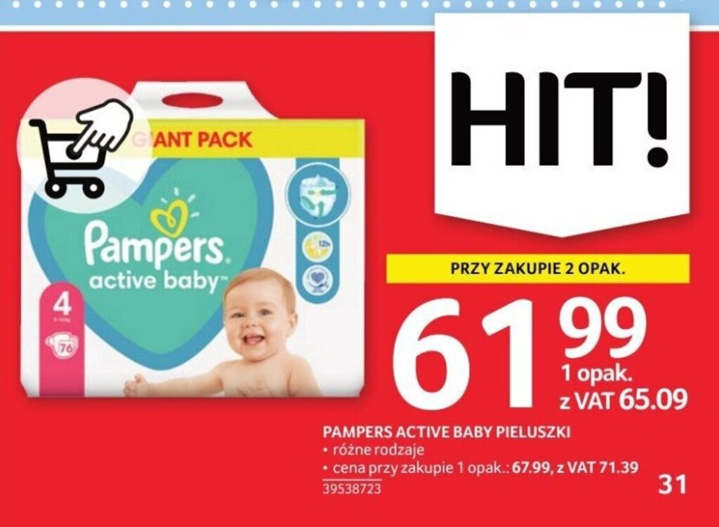 pampers cena selgros