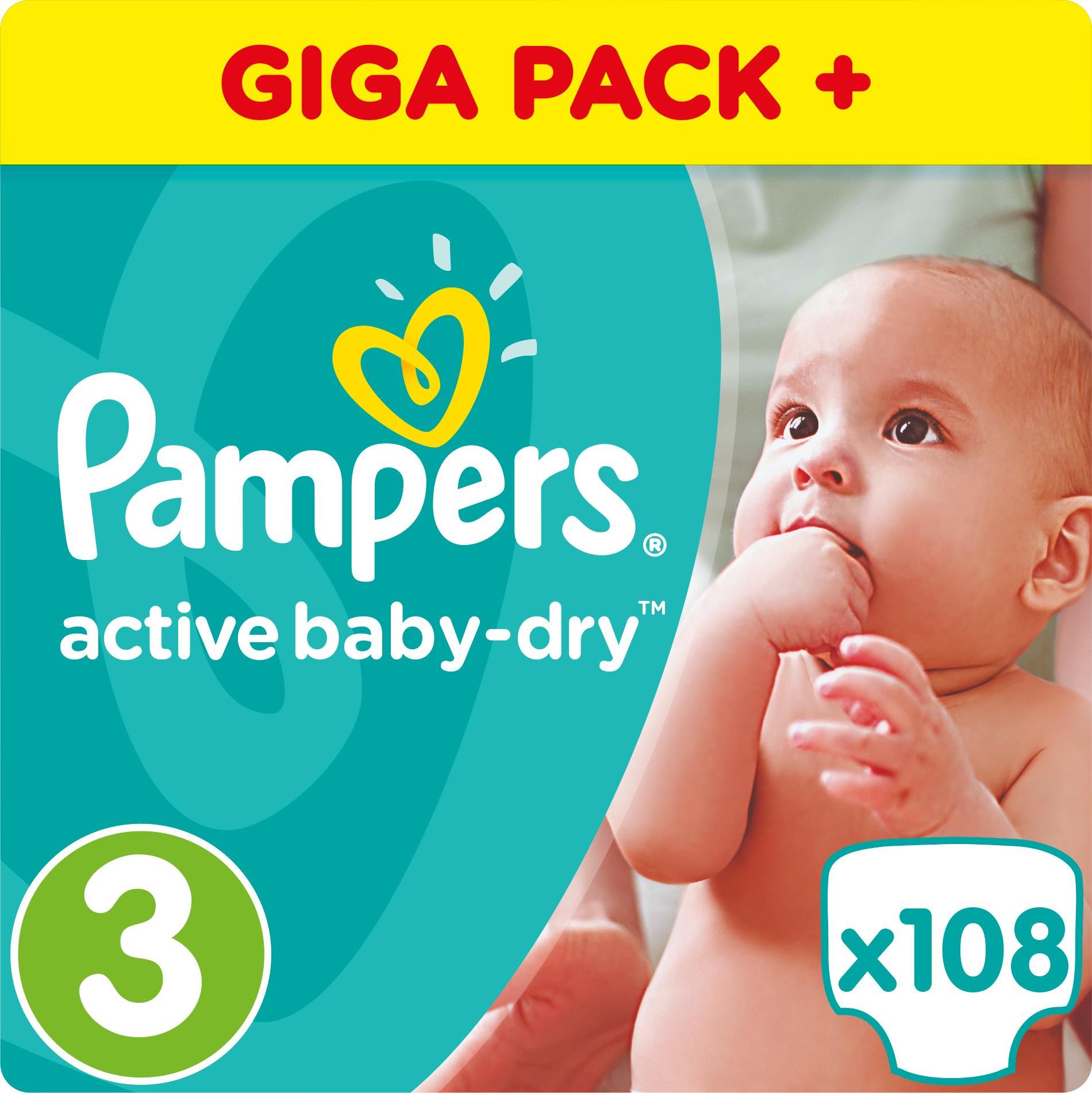 pampers active baby-dry 3 wskaźnik