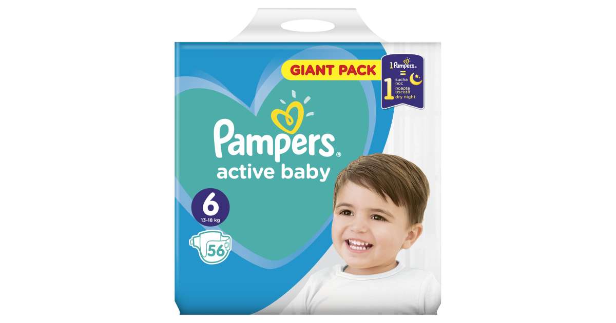 pampers active baby cena
