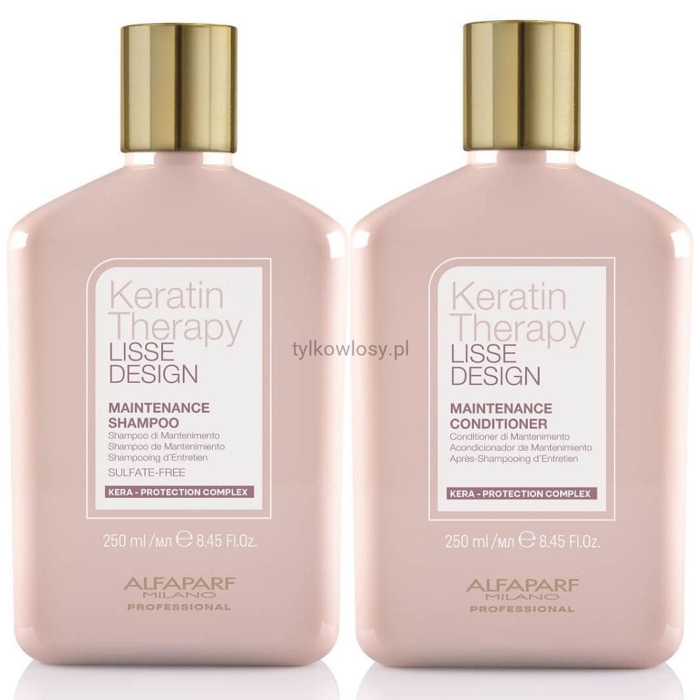 alfaparf szampon lisse design keratin therapy skład