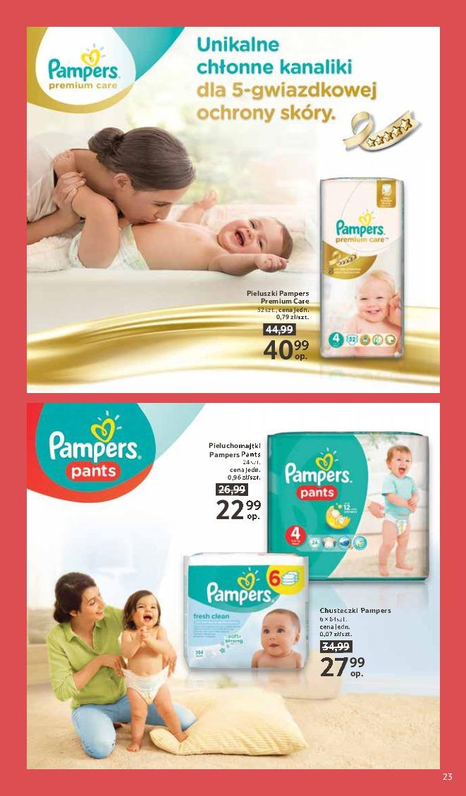 gazetka tesco pampers