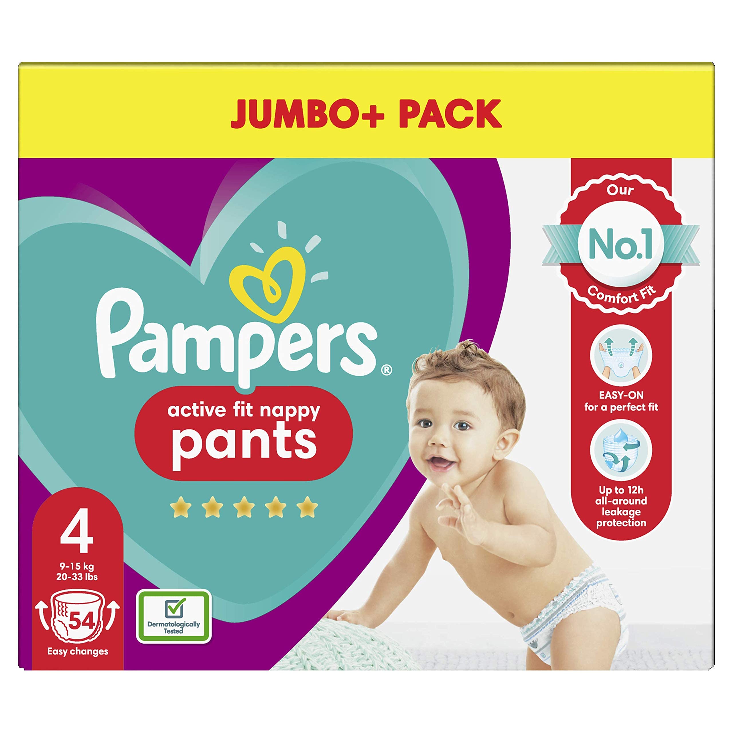 pampers active fit 4 plus