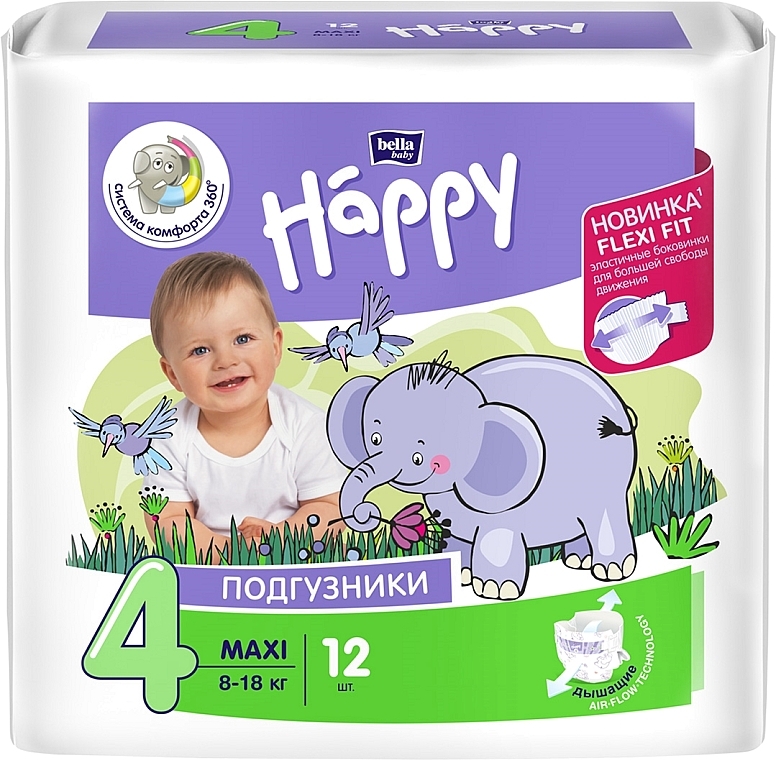 happy fleksa baby pampers