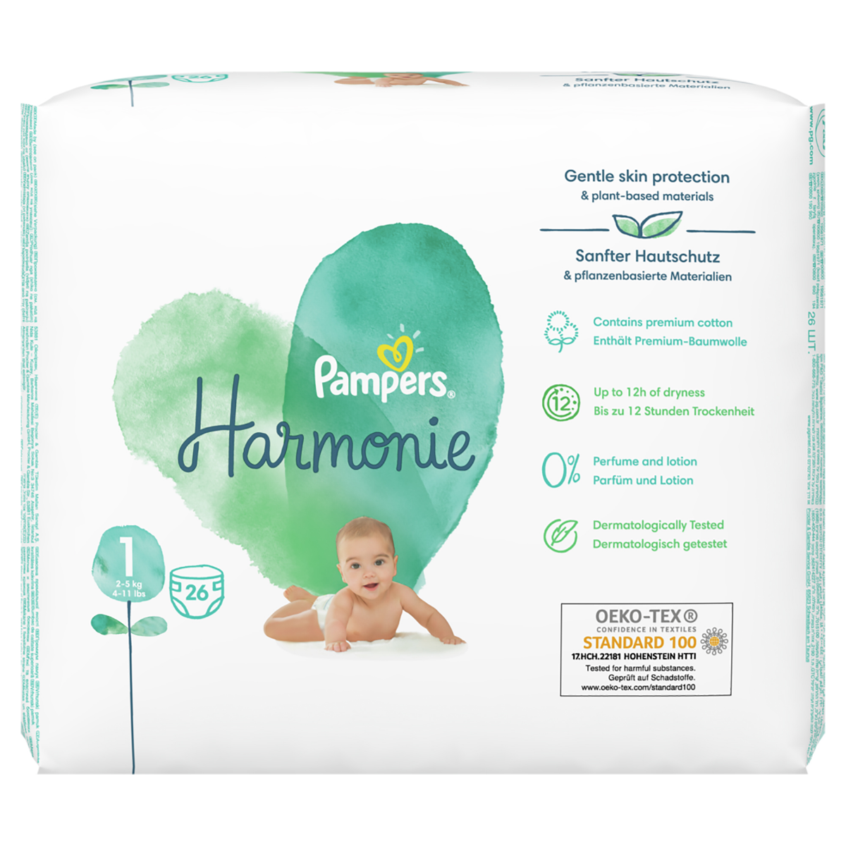 pampers 1 zielone