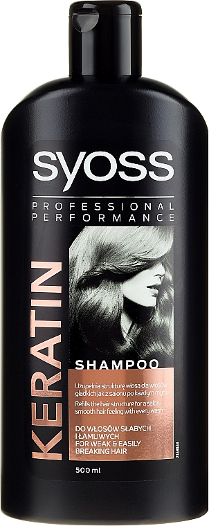 syoss keratin hair perfection szampon