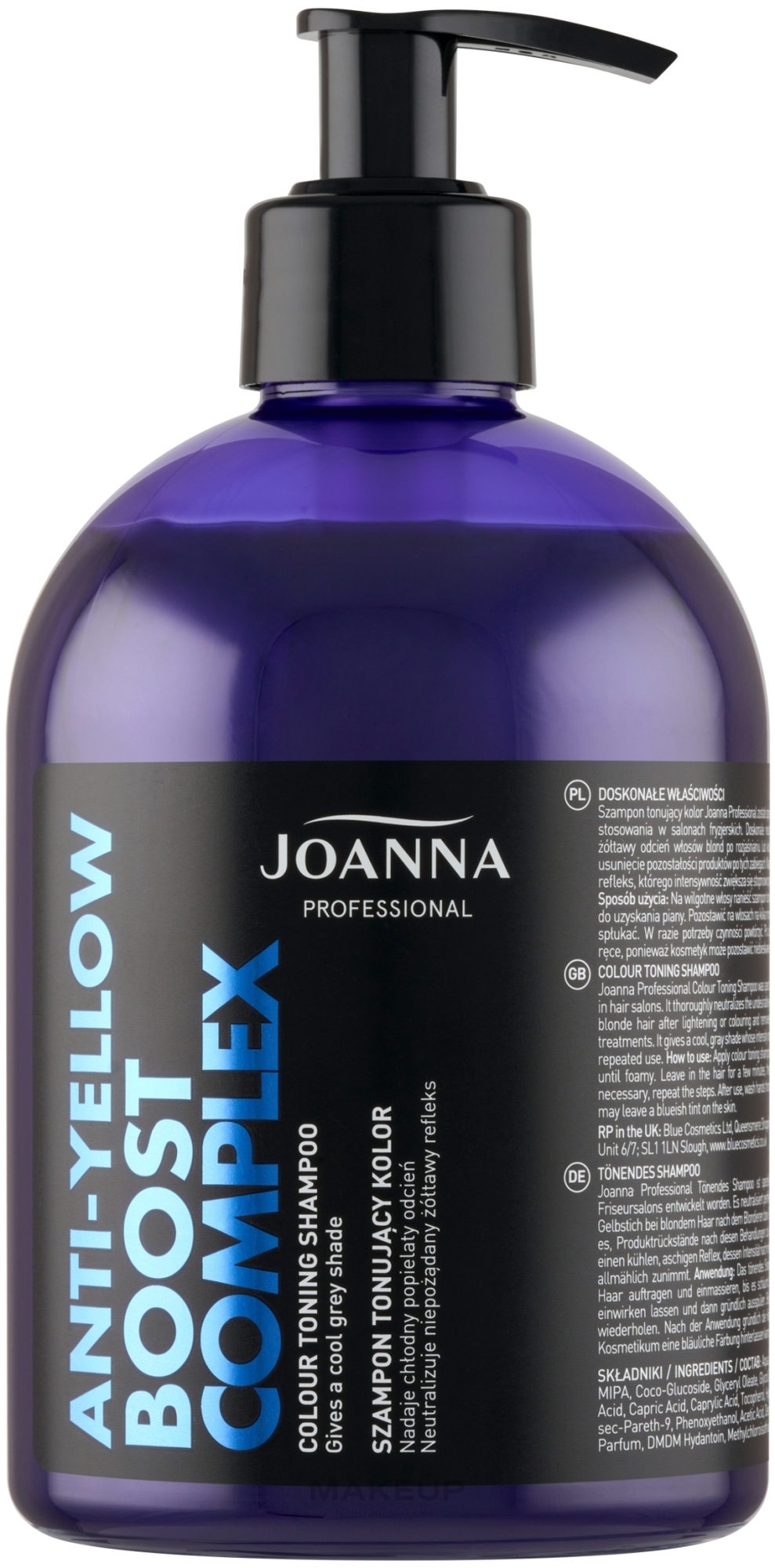 szampon z sls joanna color boost ochładzający