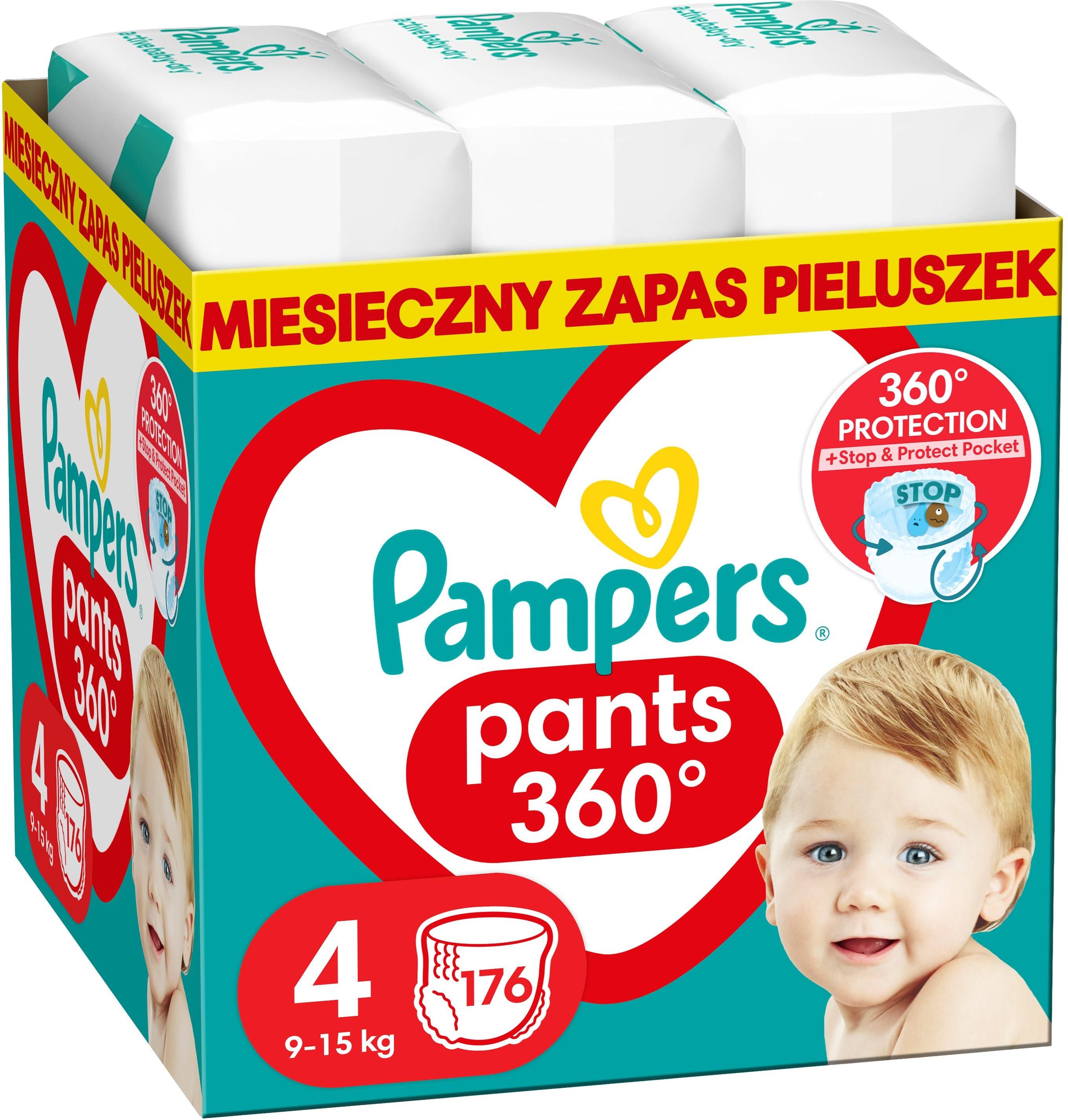 czy pieluchomajtki pampers są pokryte olejkiem