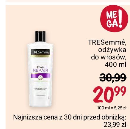 tylko w rossmann tresemme biotin repair 7 szampon do włosów