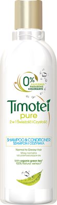 timotei pure 2w1 świeżość i czystość szampon i odżywka