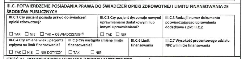 termin ważności wniosku na pieluchomajtki