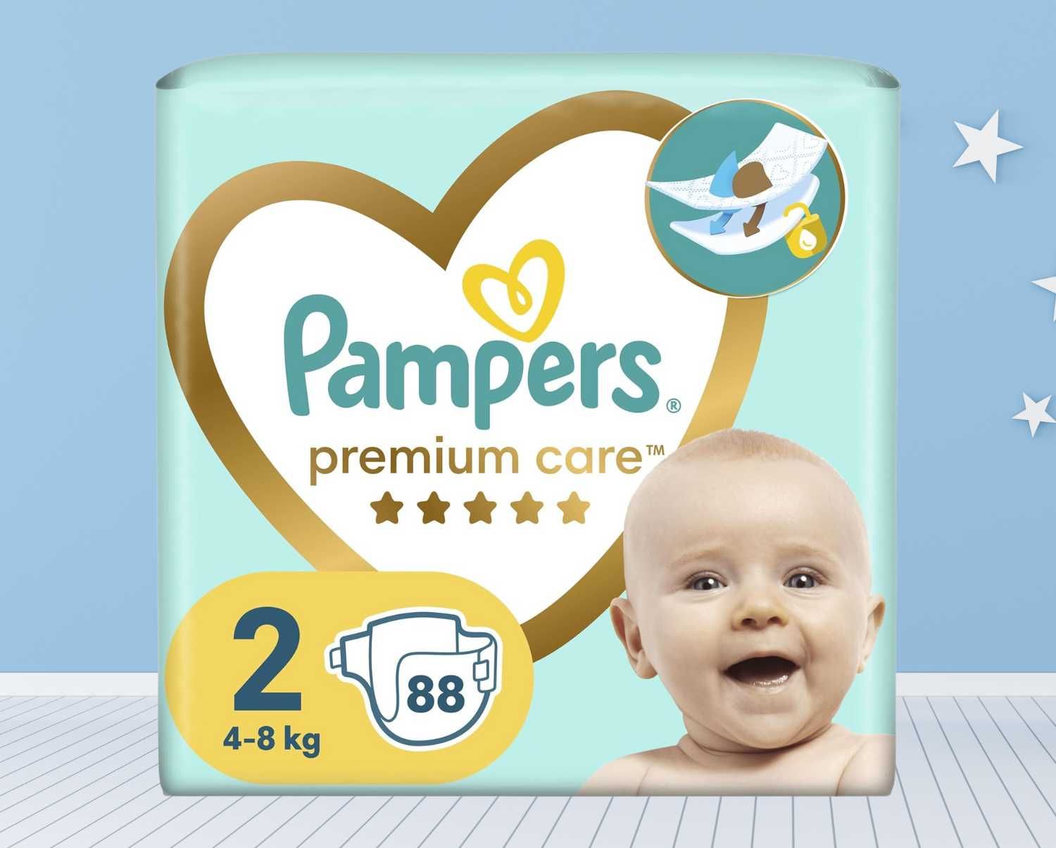 pampers premium care 88szt