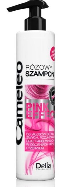 szampon z różową płukanką