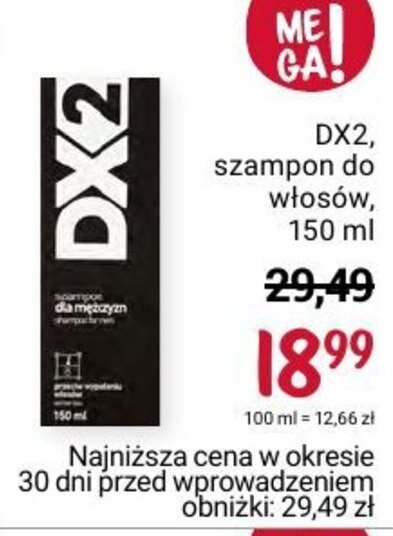 dx2 szampon rossmann