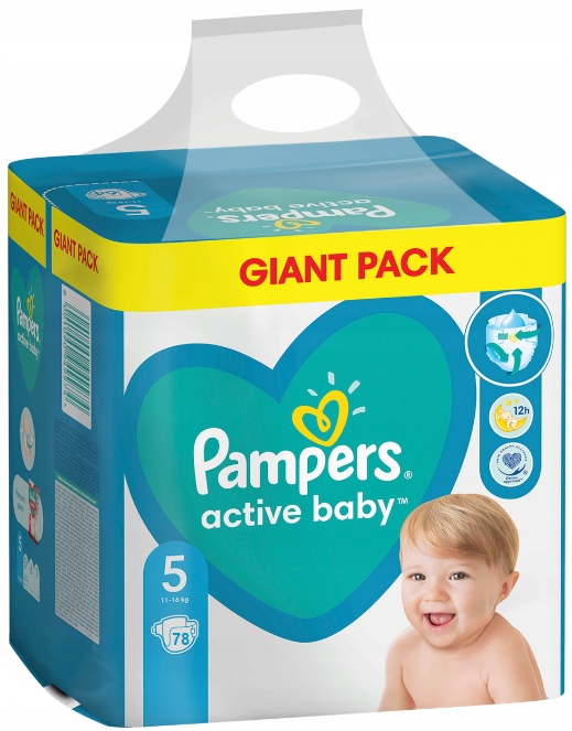 pieluchy pampers 5 78 sztuk