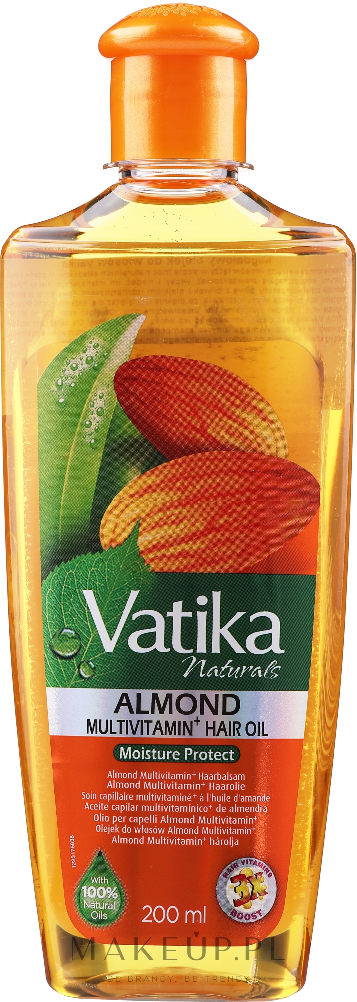 dabur vatika almond hair oil olejek do włosów 150ml