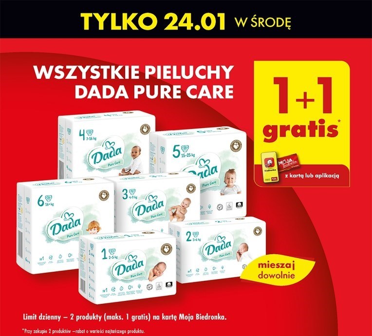 pieluchy pampers biedronka promocja