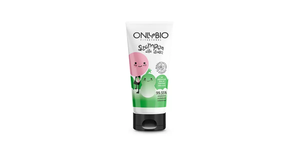 onlybio szampon dla dzieci do 3 roku życia 200ml