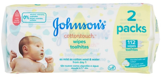 johnsons cotton touch chusteczki nawilżane extra sensitive