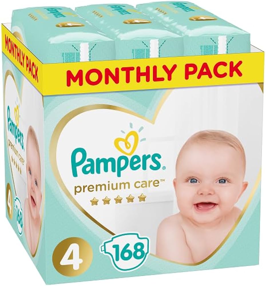 pampers premium care 4 box