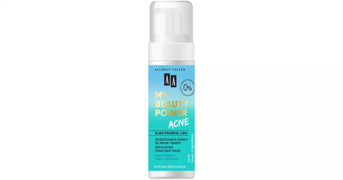 acne cosmetic afrodyta pianka do twarzy