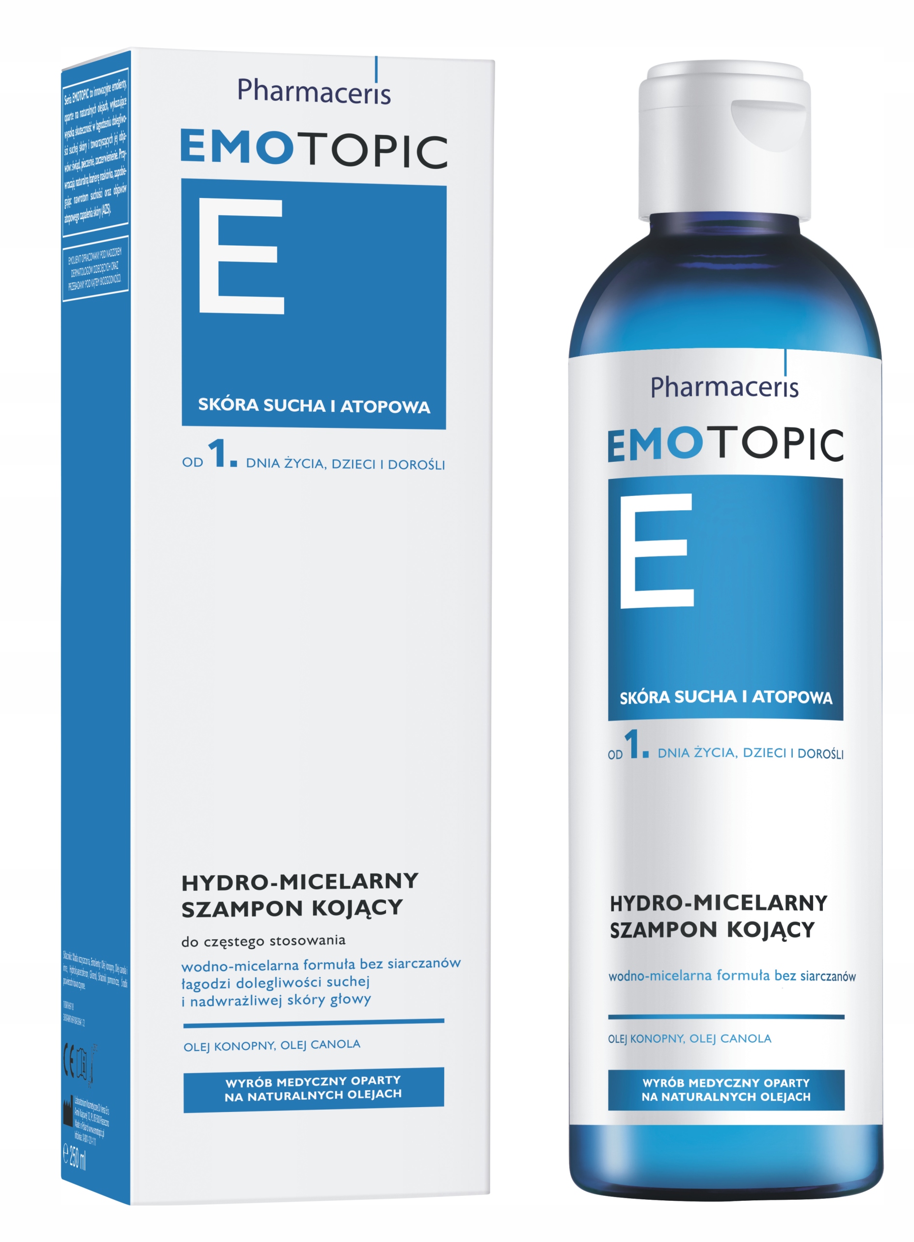 pharmaceris e emotopic szampon hydro micelarny kojący 250ml