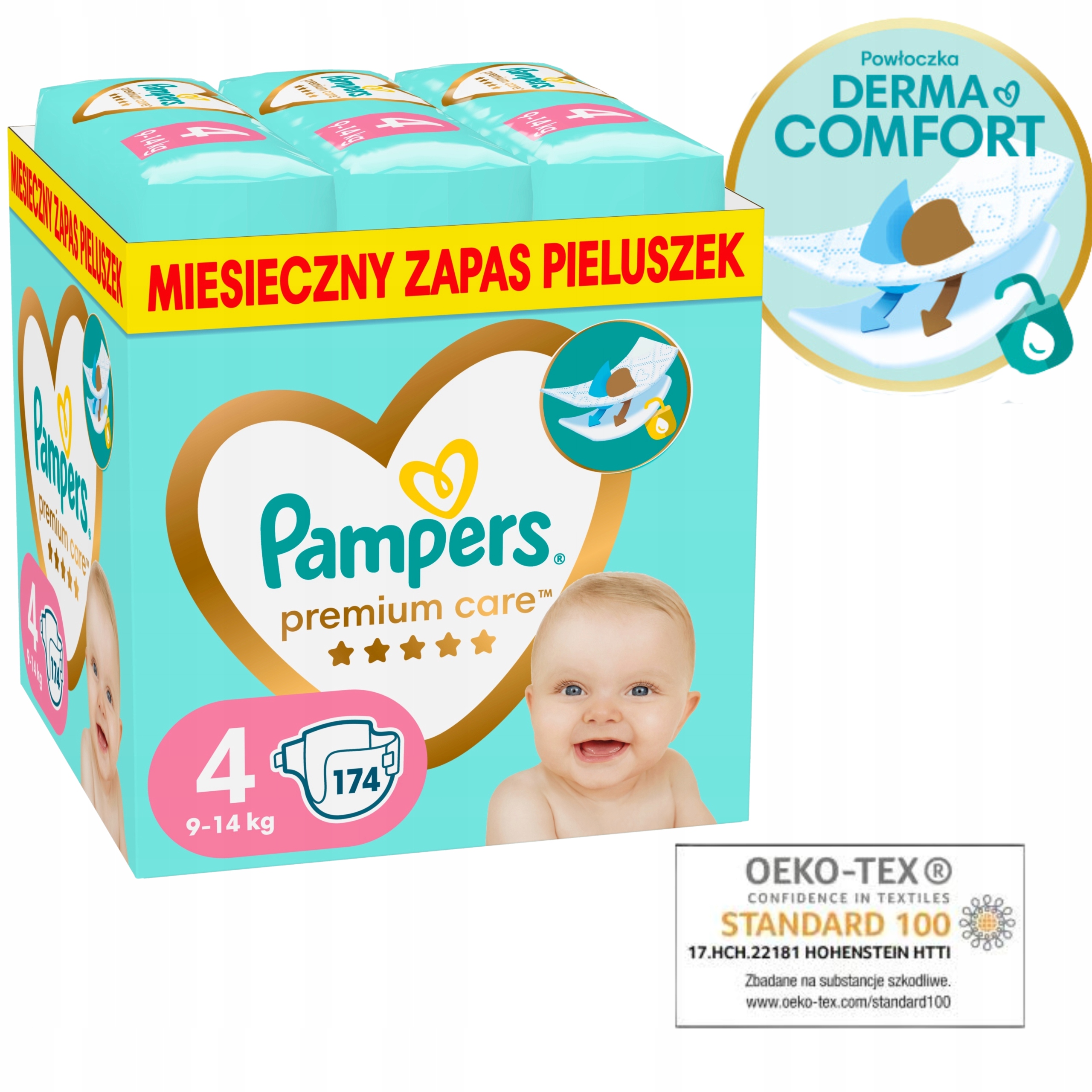 pieluchy pampers premium care 4 cena