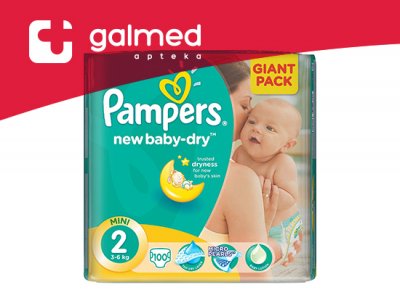 pampers new baby dry 100szt