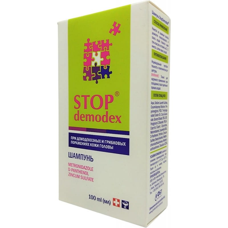 stop demodex szampon do włosów 100ml