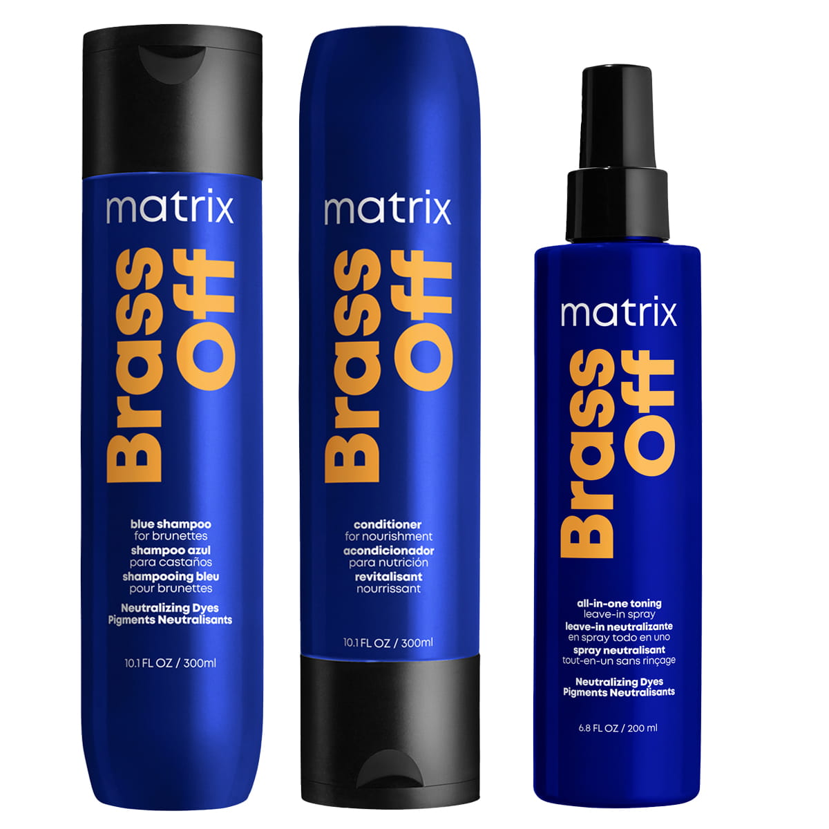 matrix brass off szampon ochładzający odcień