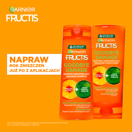 garnier fructis goodbye damage szampon skład