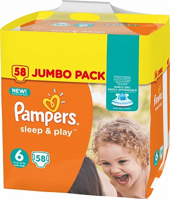 pampers sleep 6