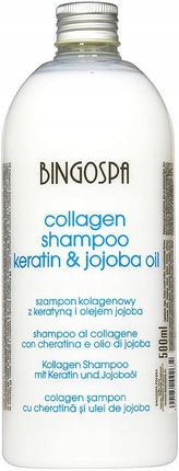 bingospa collagen shampoo kolagenowy szampon do włosów z olejkiem jojoba