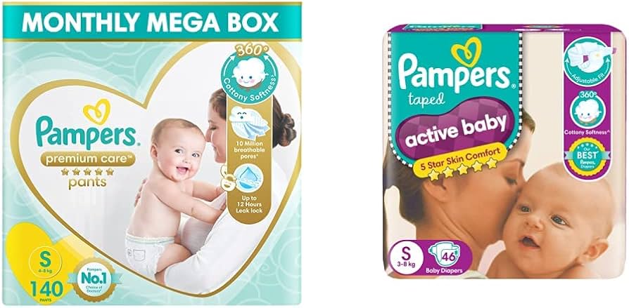 1 active baby premium care pampers