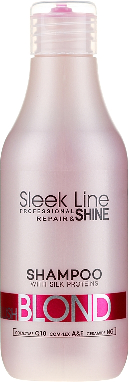 stapiz sleek line blush blond szampon nadajacy rozowy odcien