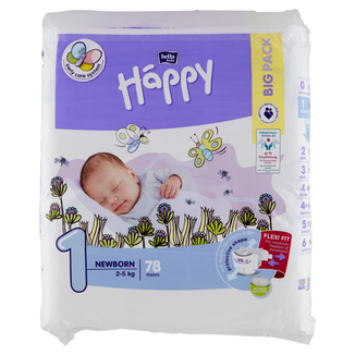 happy pieluchy 1 newborn 2-5kg wycięcie na pępek opinie