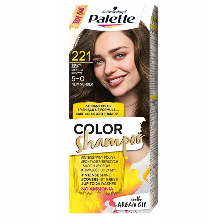 schwarzkopf palette color shampoo szampon koloryzujący do 24 myć