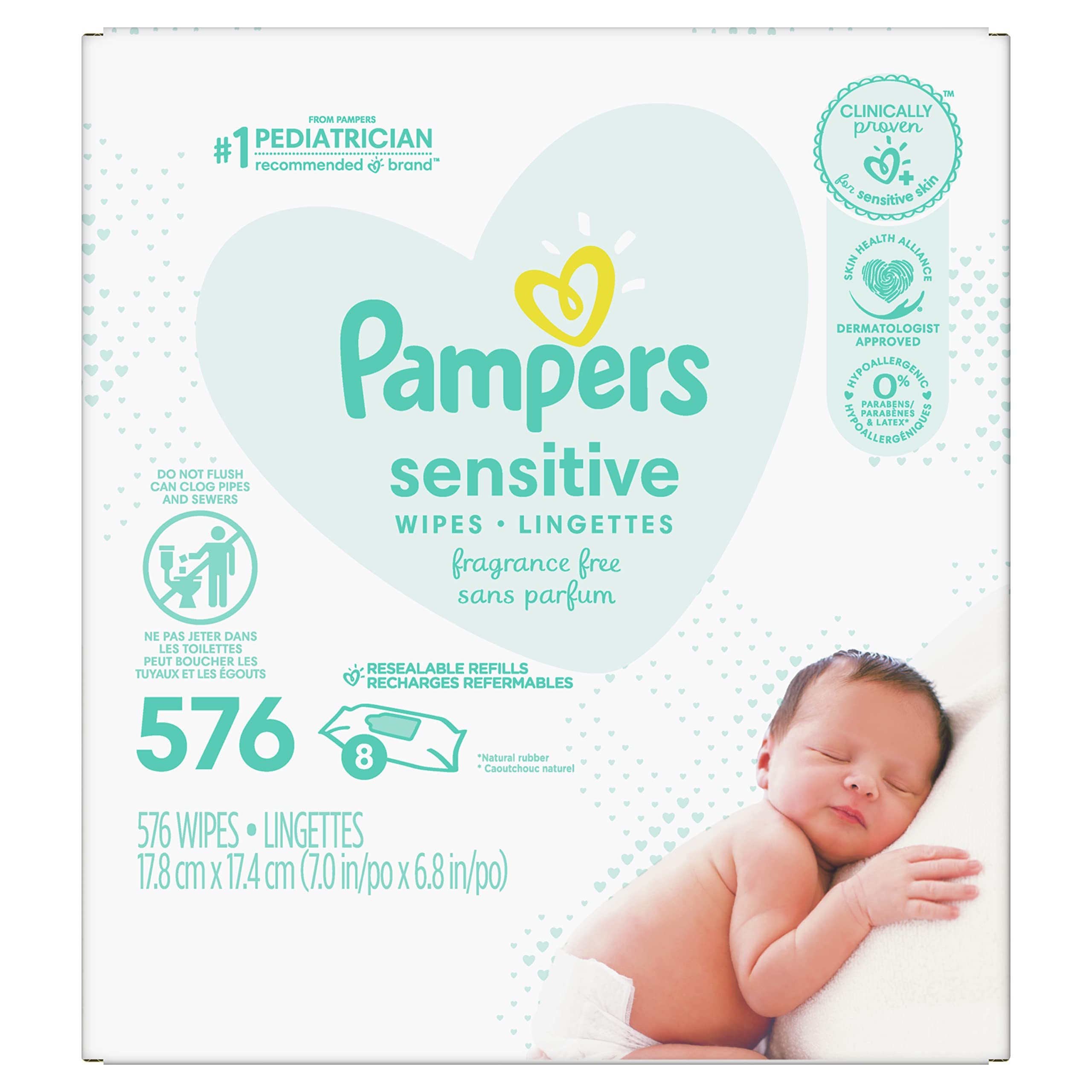 pampers sensitive 576