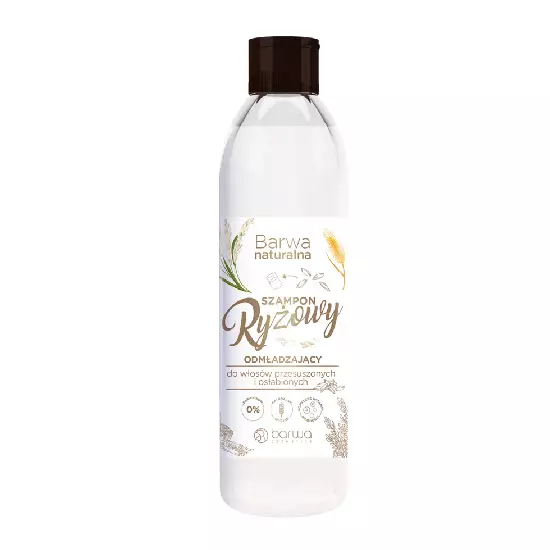 naturalna szampon do włosów ryżowy 300ml wizaz