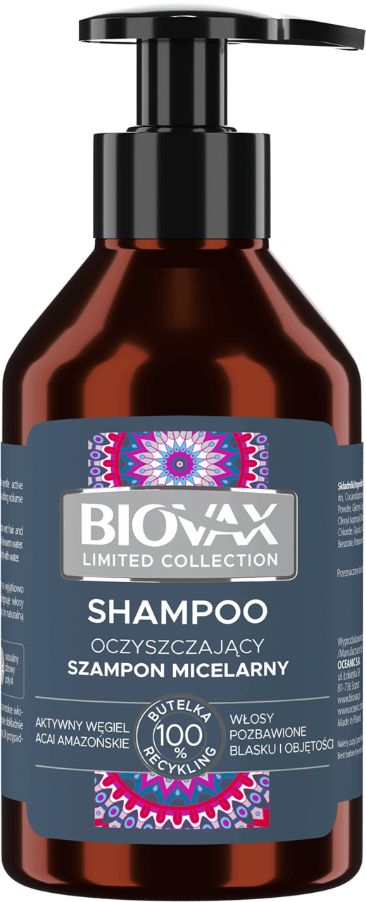 lbiotica biovax botanic szampon micelarny oczyszczający do włosów rossmann