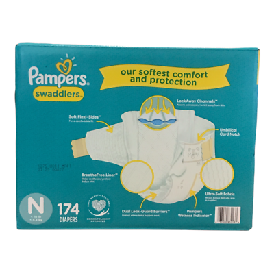 pampers 174 pieces