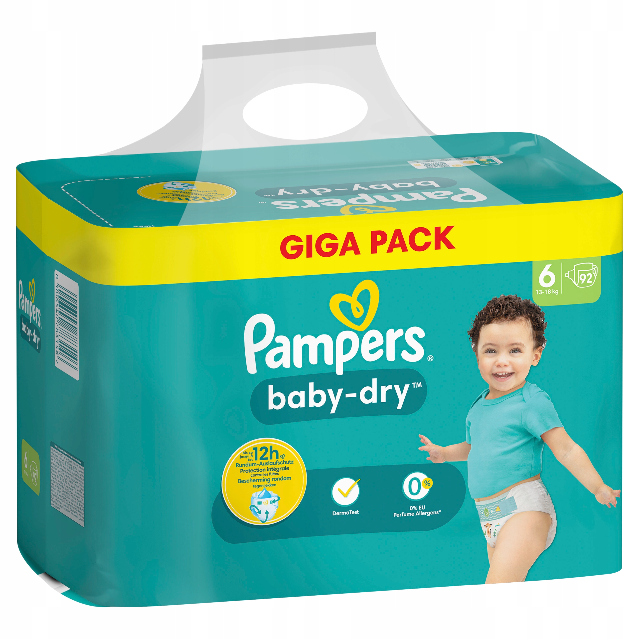 cena pampers activ dry 125 szt