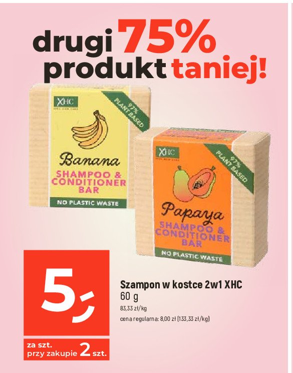 szampon w kostce bananowy