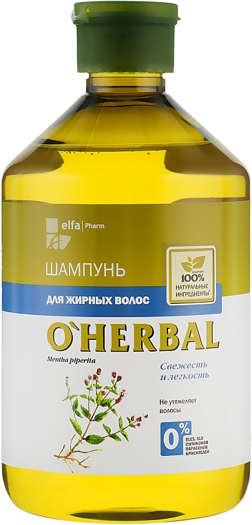 o herbal szampon z miętą