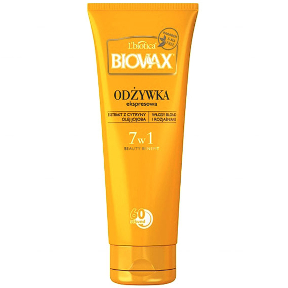 biovax odżywka ekspresowa 7w1 do włosów blond