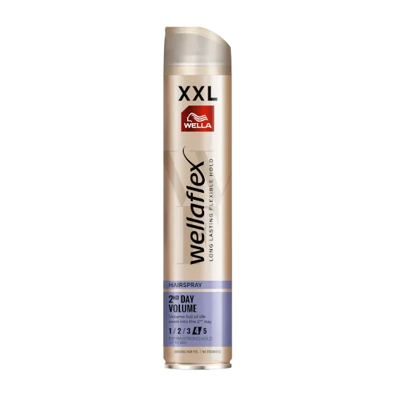 wellaflex 2nd day volume extra strong hold lakier do włosów