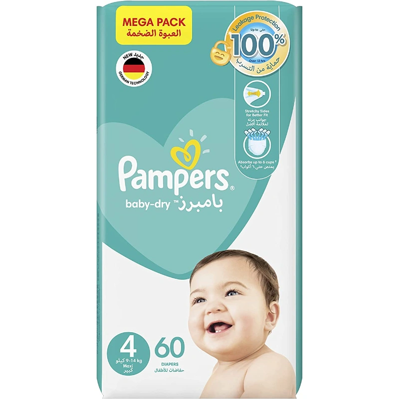 pampers active baby dry 4 60