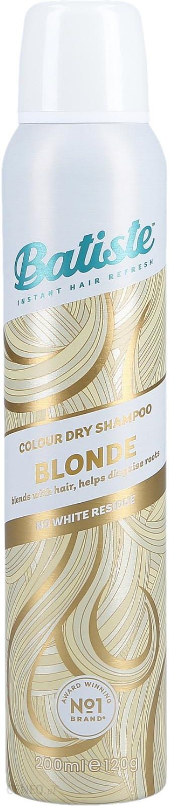 suchy szampon ciemny blond