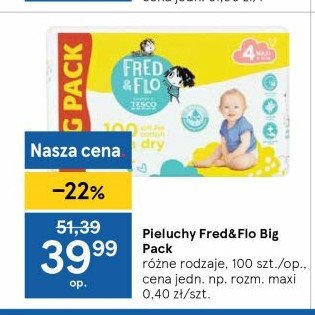 tesco pieluchy fred flo 3