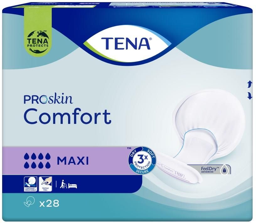 tena comfort maxi pieluchy anatomiczne 28 sztuk